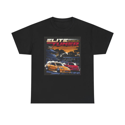 Elite JDM Tuner Graphic T Shirt Unisex Heavy Cotton Tee Gift Vintage