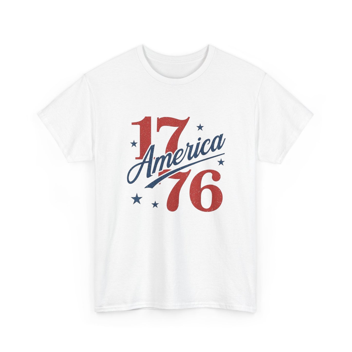 1776 America Graphic T Shirt NEW ADULT Unisex Heavy Cotton Tee