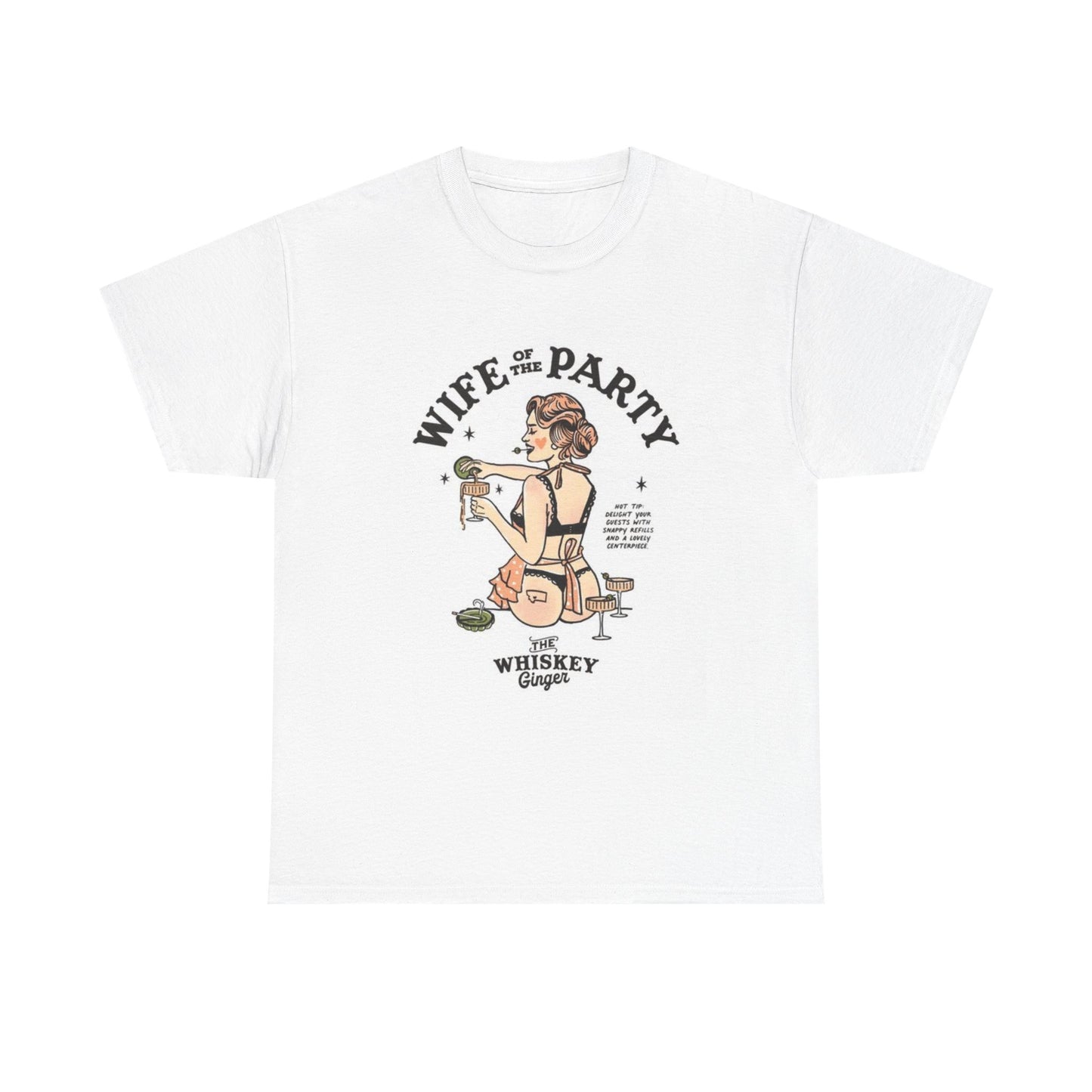 Wife Of The Party Graphic T Shirt Women's BRAND NEW  Cotton Tee
