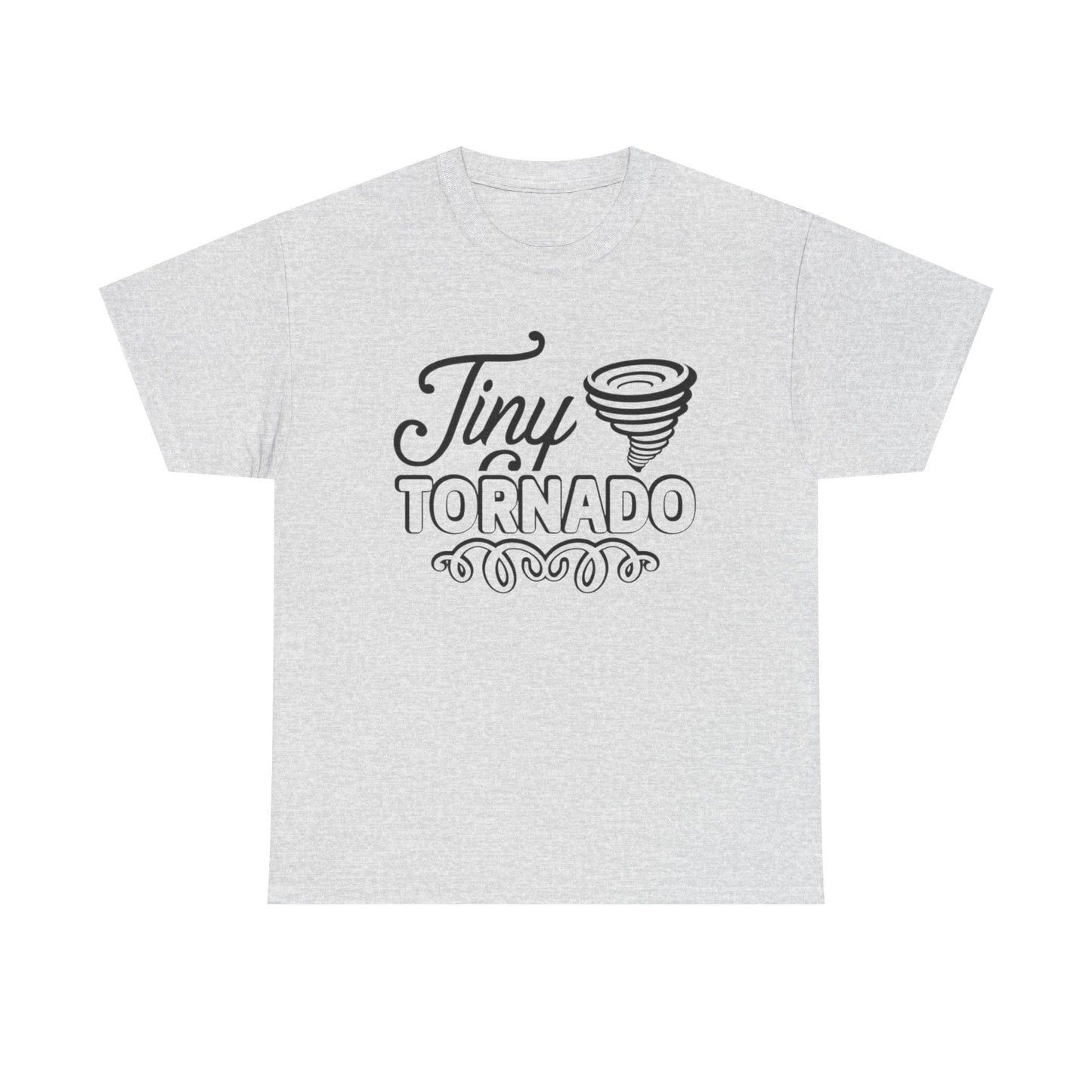 Tiny Tornado Funny Graphic T Shirt Unisex Heavy Cotton Tee