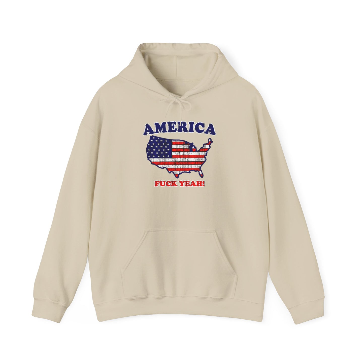 America F Yeah Graphic Hoodie USA Unisex Heavy Blend™ Hooded Sweatshirt