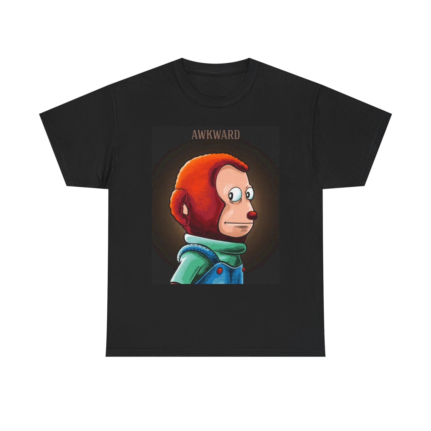 Awkward Meme T Shirt Funny Hilarious Gift Graphic Unisex Heavy Cotton Tee