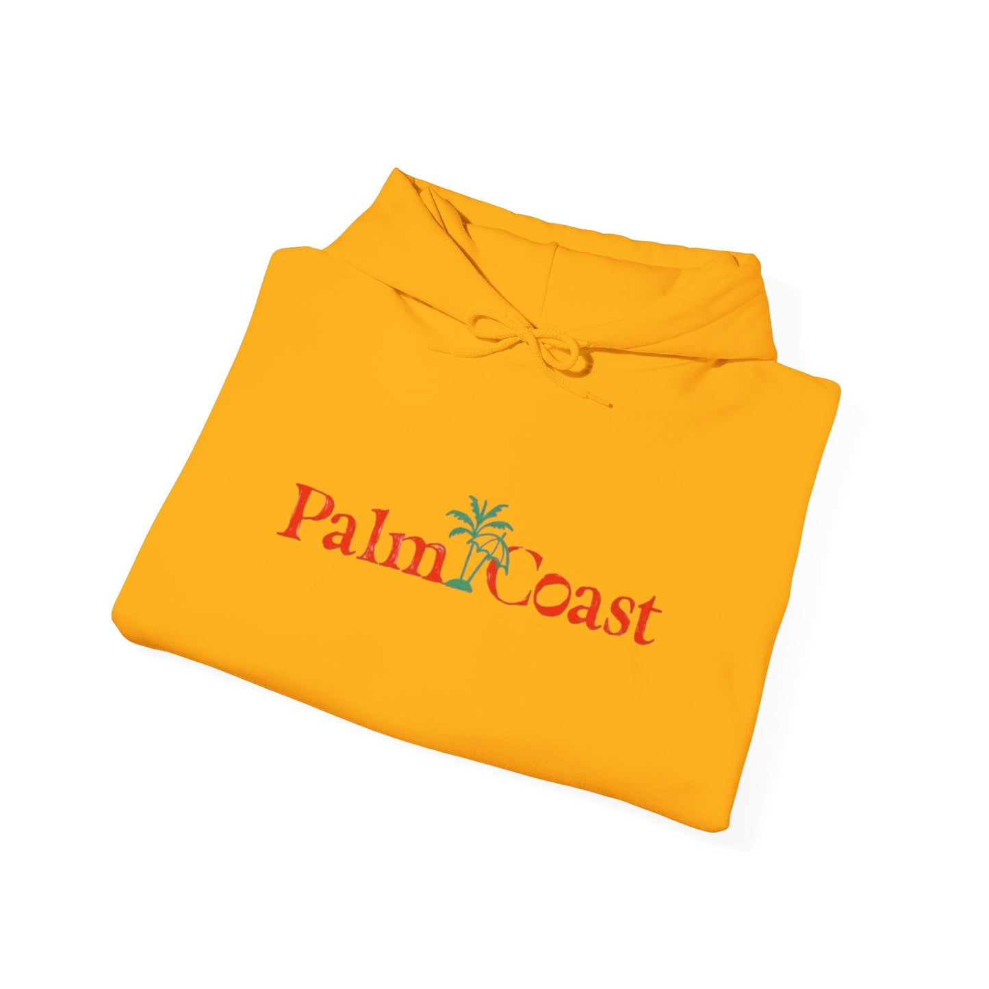 Palm Coast Graphic Hoodie Heavy Blend Sweatshirt NEW