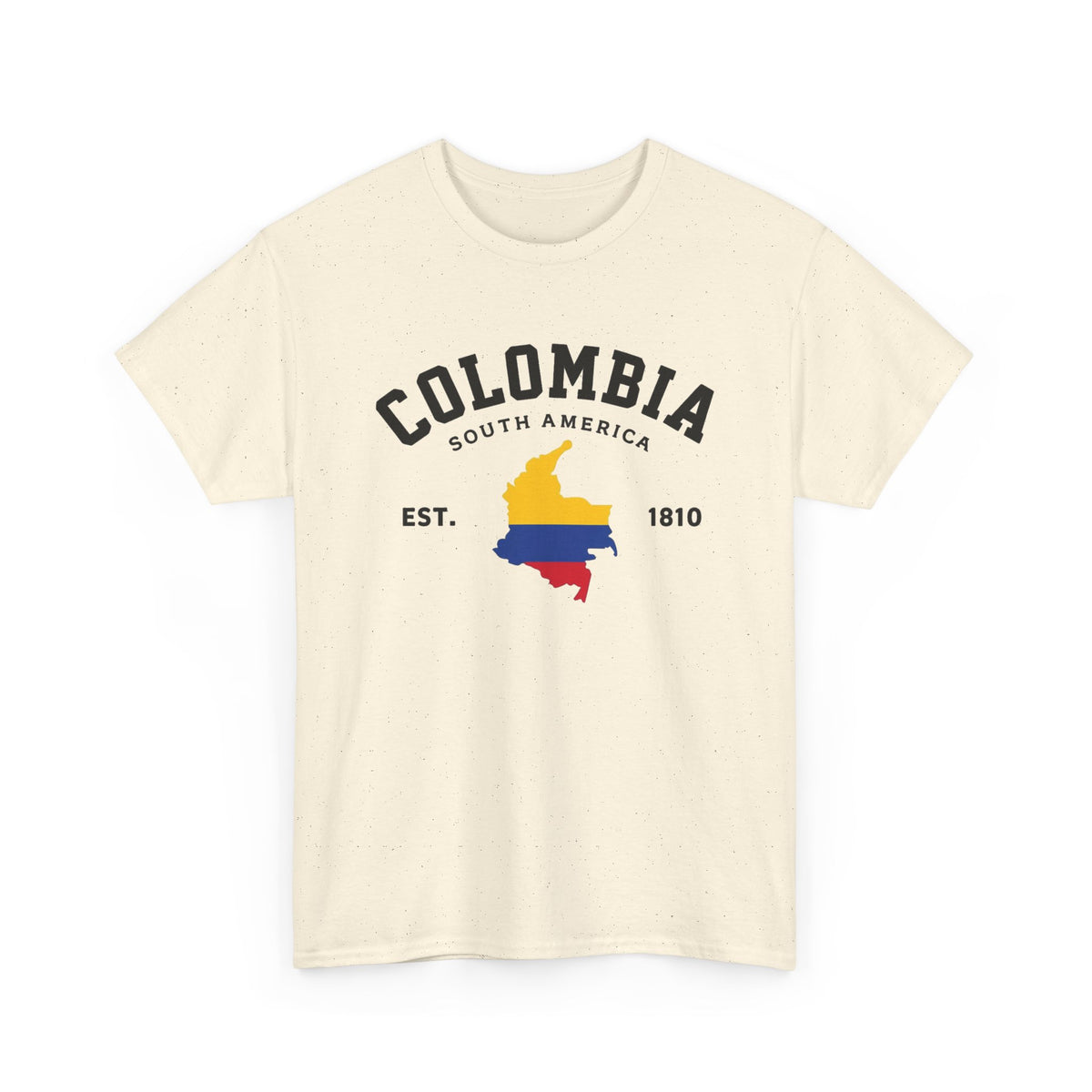 Colombia South America Graphic T Shirt Travel Men's Heavy Cotton Tee