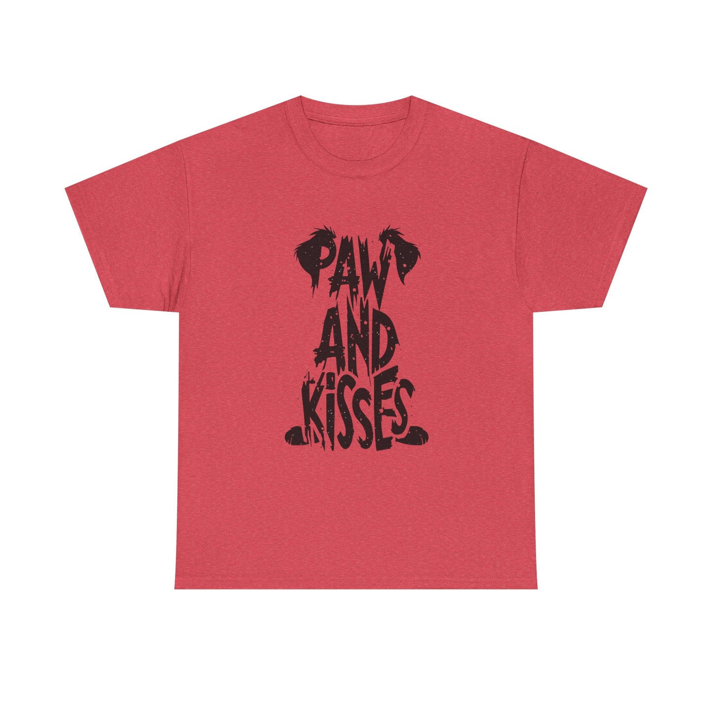 Paws And Kisses Dogs Graphic T Shirt NEW ADULT