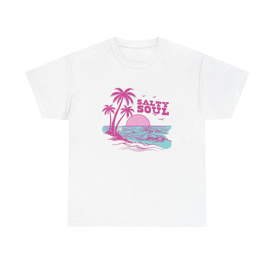 Salty Soul Graphic T Shirt ALL SIZES Tee Unisex Heavy Cotton