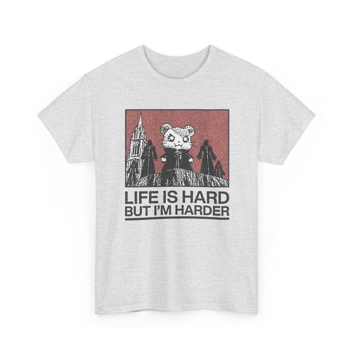 Life Is Hard But I'm Harder Bear Graphic T-Shirt Men's Tee