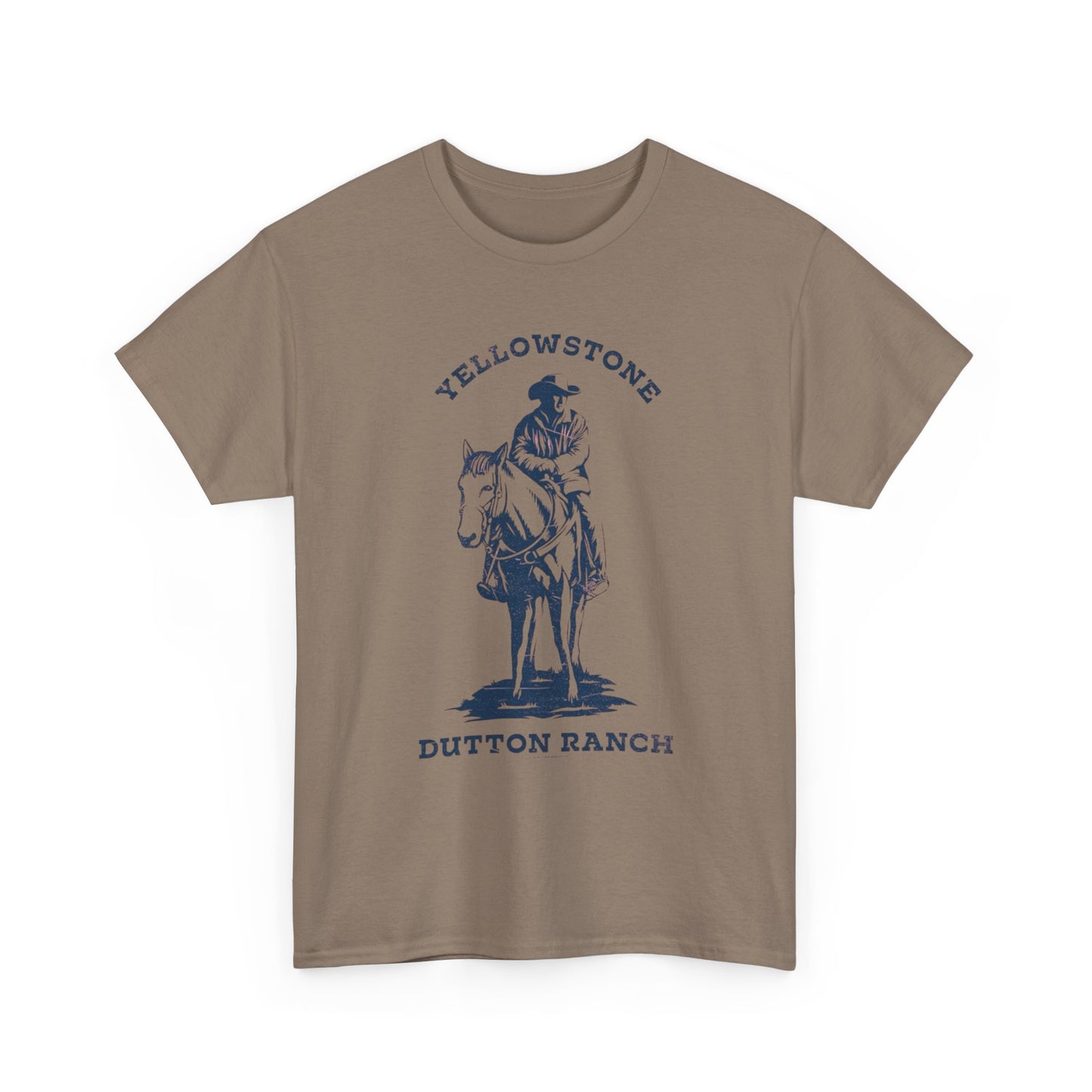Yellowstone Dutton Ranch Vintage Graphic T Shirt Unisex Heavy Cotton New Gift