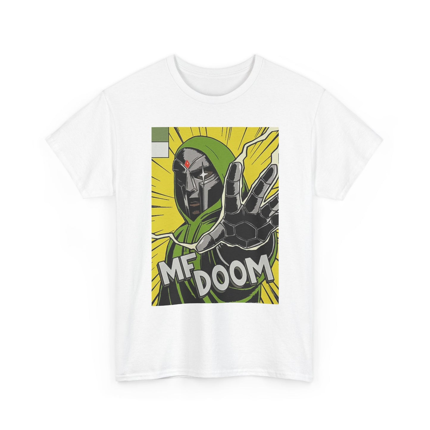 MF Doom Graphic T Shirt Vintage Comic Poster Unisex Heavy Cotton Tee