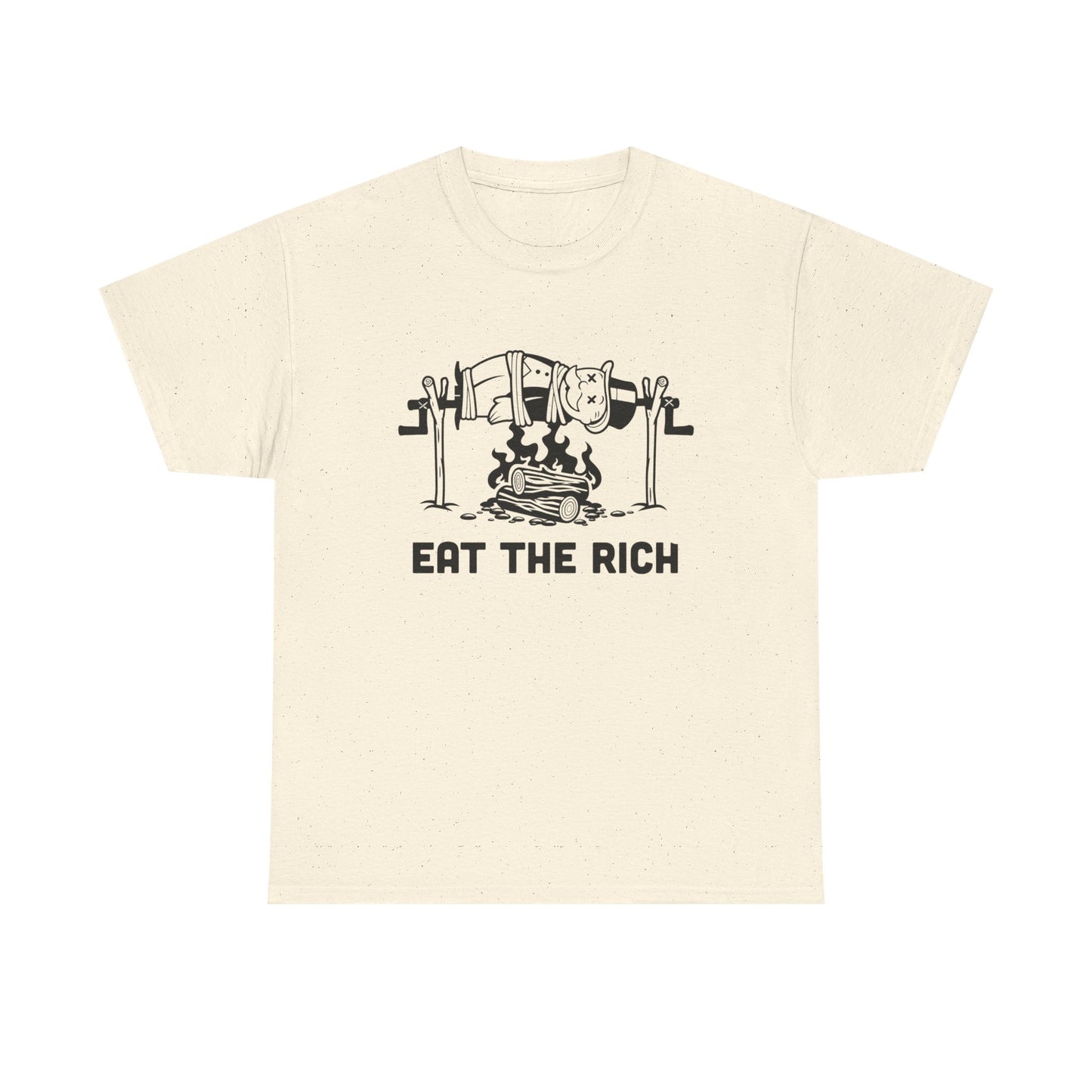 Eat The Rich Graphic T Shirt Unisex Heavy Cotton Tee