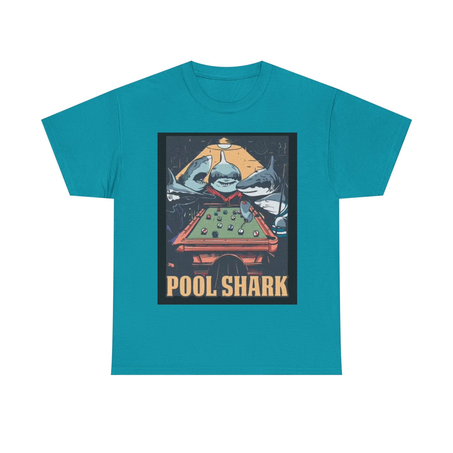 Pool Shark T Shirt Retro Funny Graphic T Vintage Pool Hall Rogan Unisex