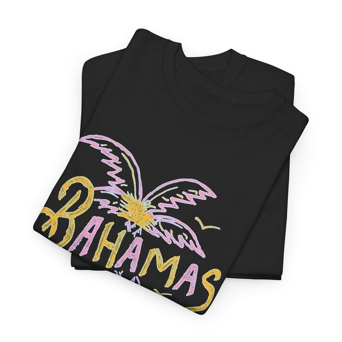 Bahamas Palm Tree Graphic T-Shirt Men's Graphic Tee