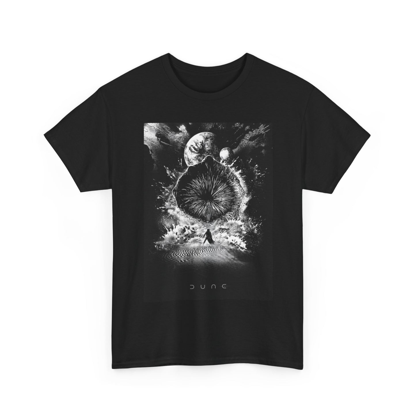 Dune Movie Tshirt Retro Movie Poster Graphic Sci Fi Unisex Heavy Cotton Tee