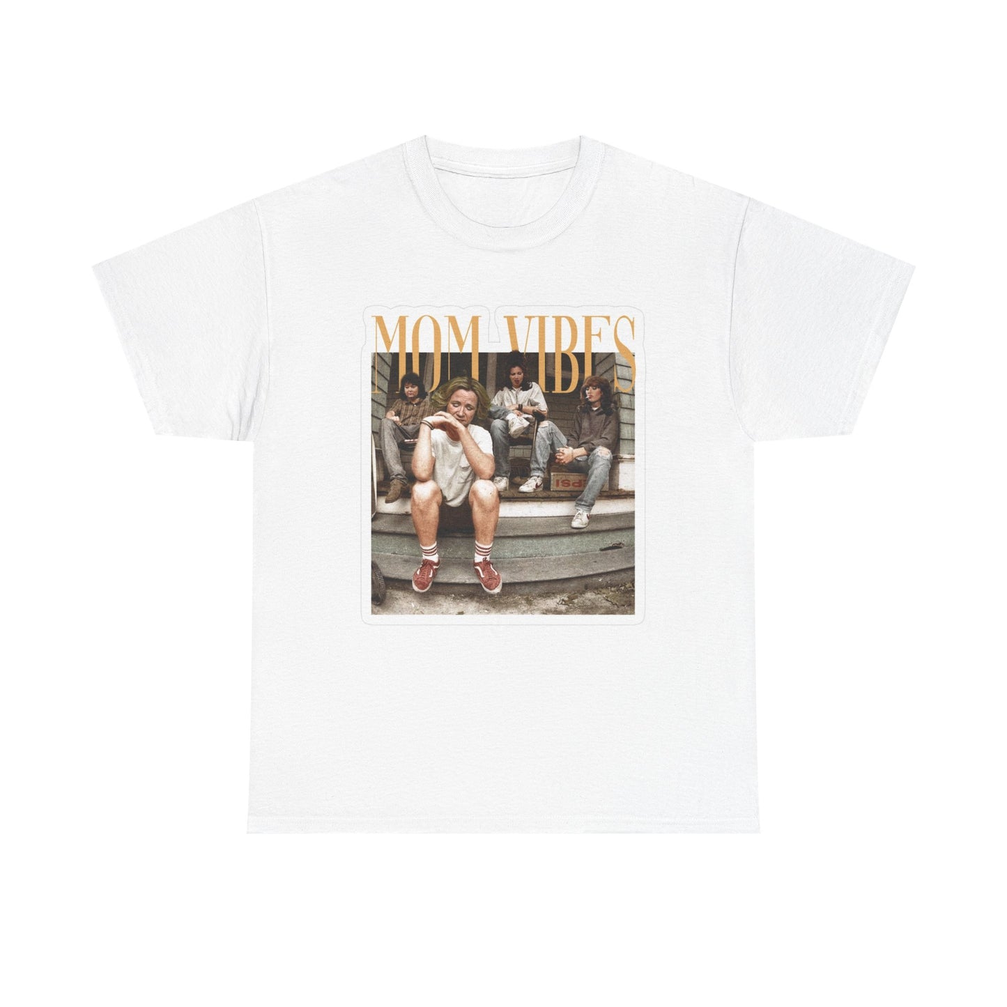 Mom Vibes Rosanne Graphic T Shirt Vintage Funny Retro Unisex Heavy Cotton Tee