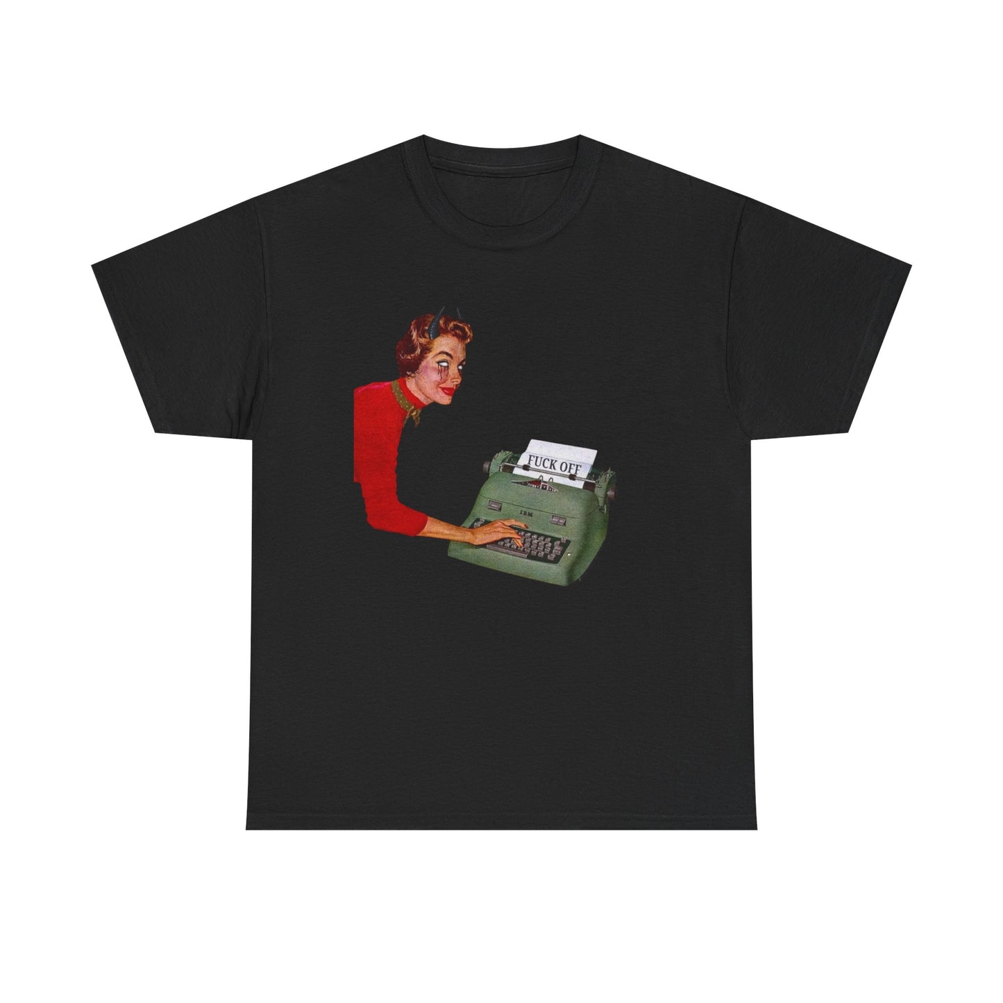 She Devil Funny Vintage Graphic T-Shirt Women's Heavy Comfy Cotton Tee