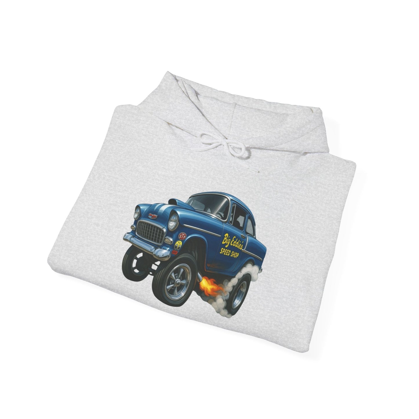 Chevrolet Hotrod Speed Shop 50's Graphic Hoodie NEW Heavy Hooded Sweatshirt