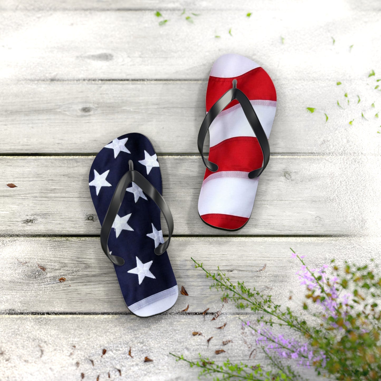American Flag Flip Flops, Sandals Slides, Summer Footwear, Brand New