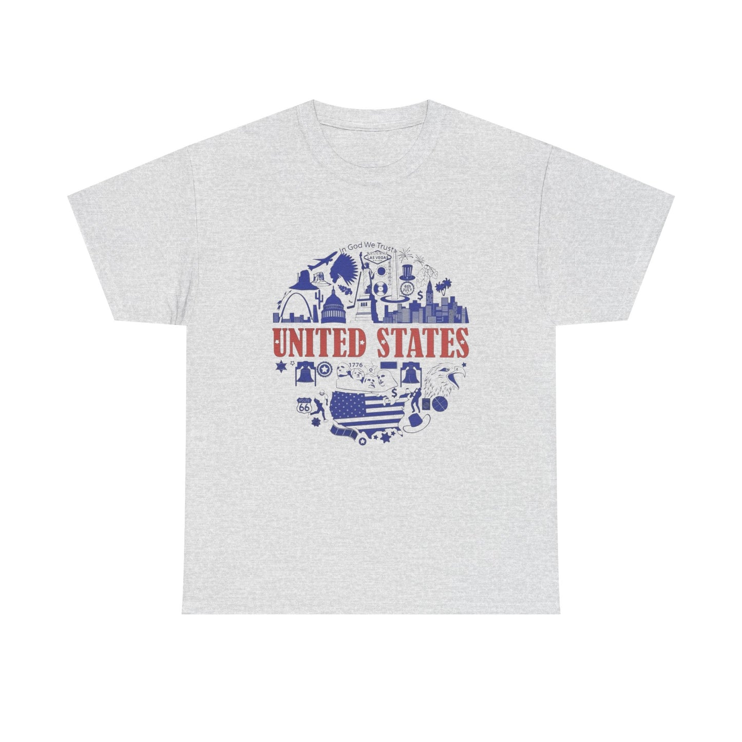 United States In God We Trust Graphic T Shirt NEW Adult Tee