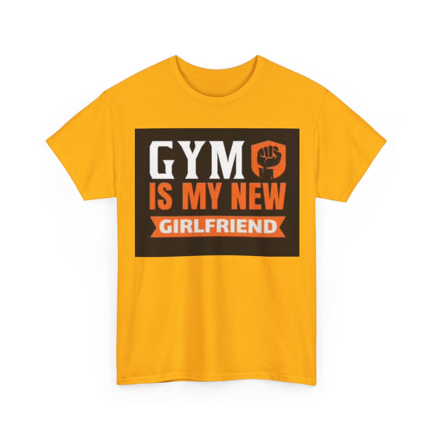 Gym Is My New Girlfriend Shirt Funny Workout Gear Unisex Heavy Cotton Tee