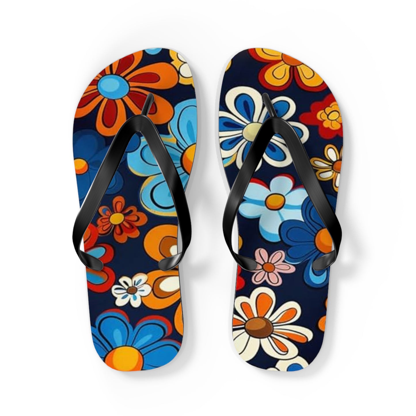 Waves And Sun Sandals Summer Flip Flops Slides BRAND NEW