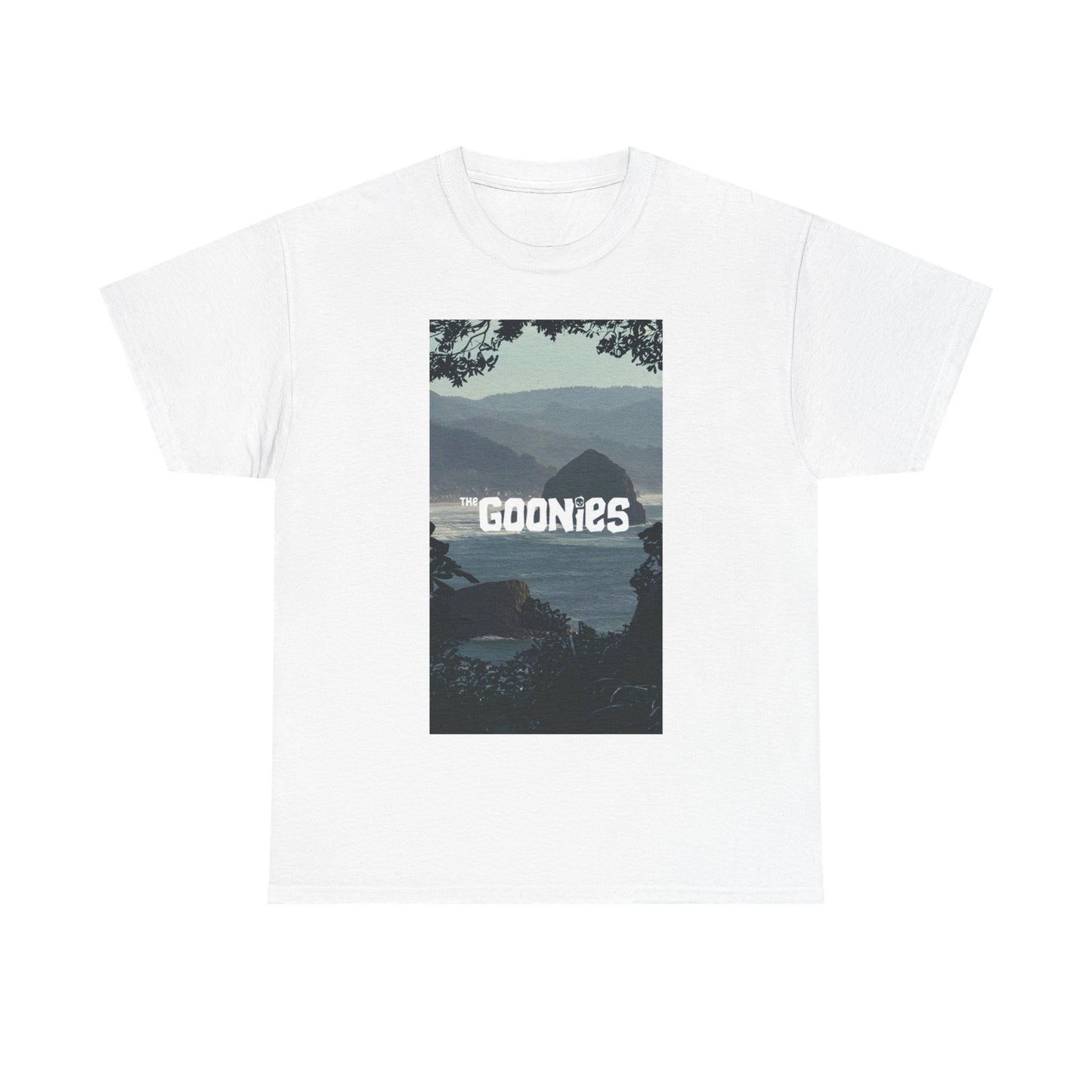 The goonies movie retro vintage art ocean comedy Unisex Heavy Cotton Tee