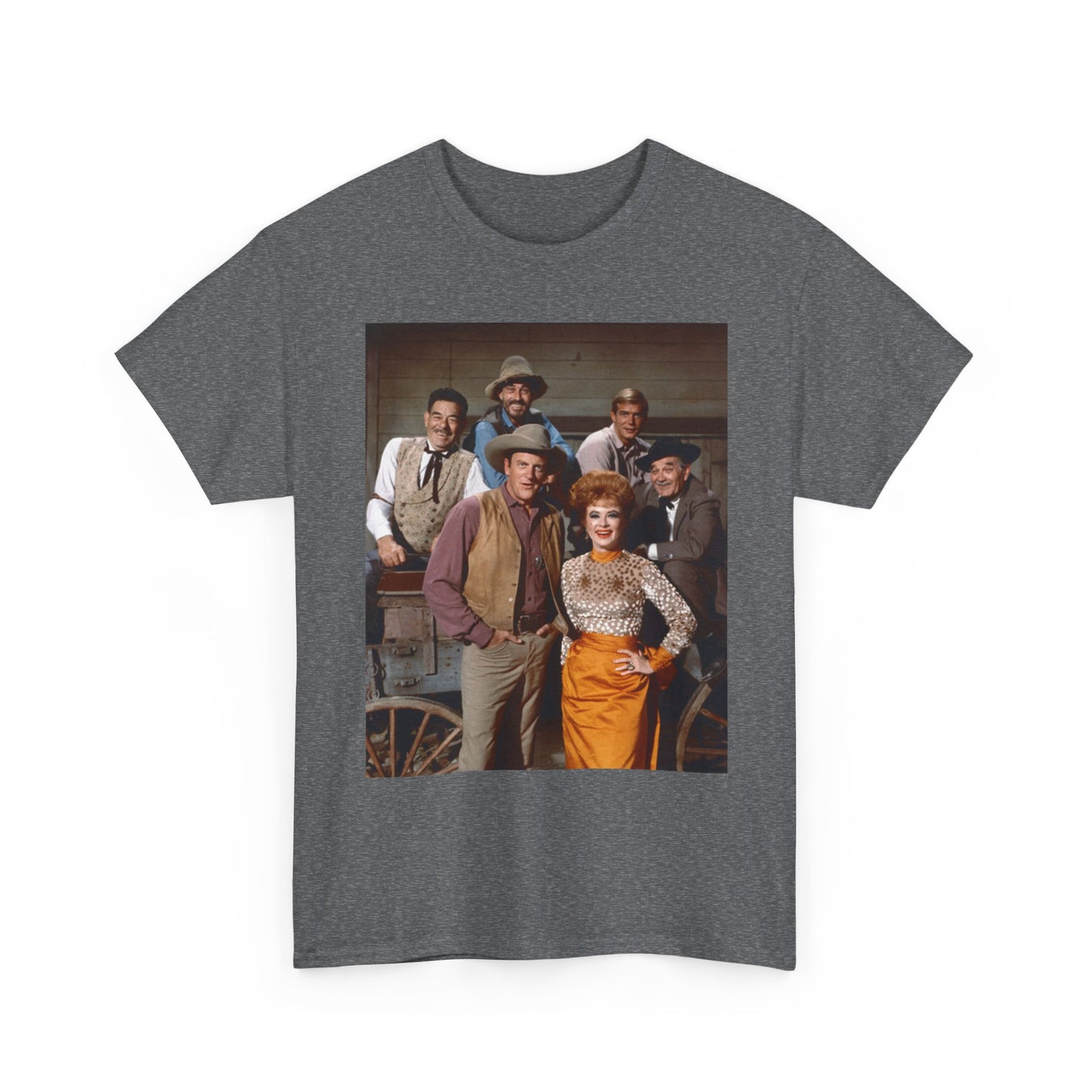 Gunsmoke Graphic T Shirt Vintage Tv Series Retro Unisex Heavy Cotton Tee