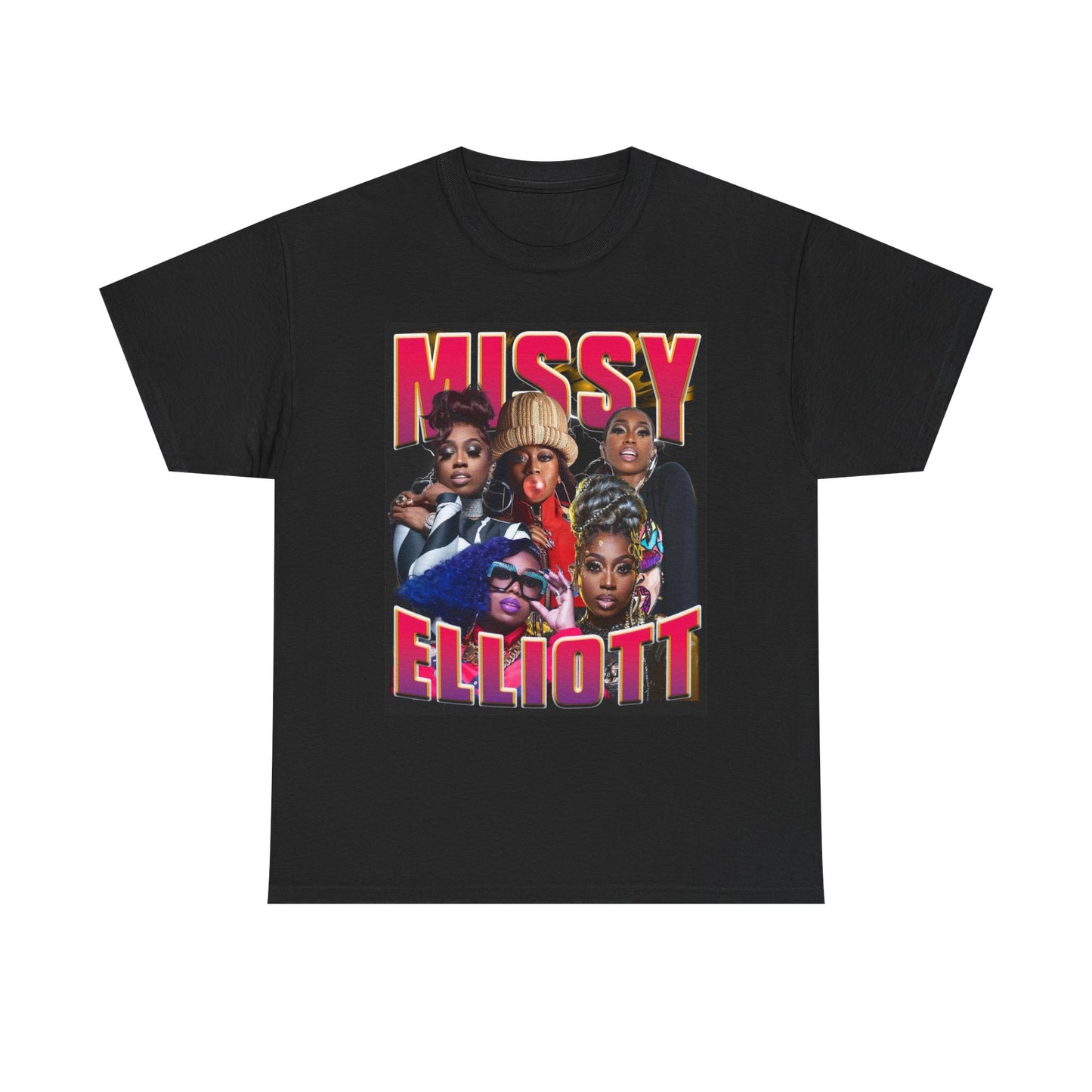 Missy Elliot Graphic T Shirt Rap Vintage 90s Unisex Heavy Cotton Tee