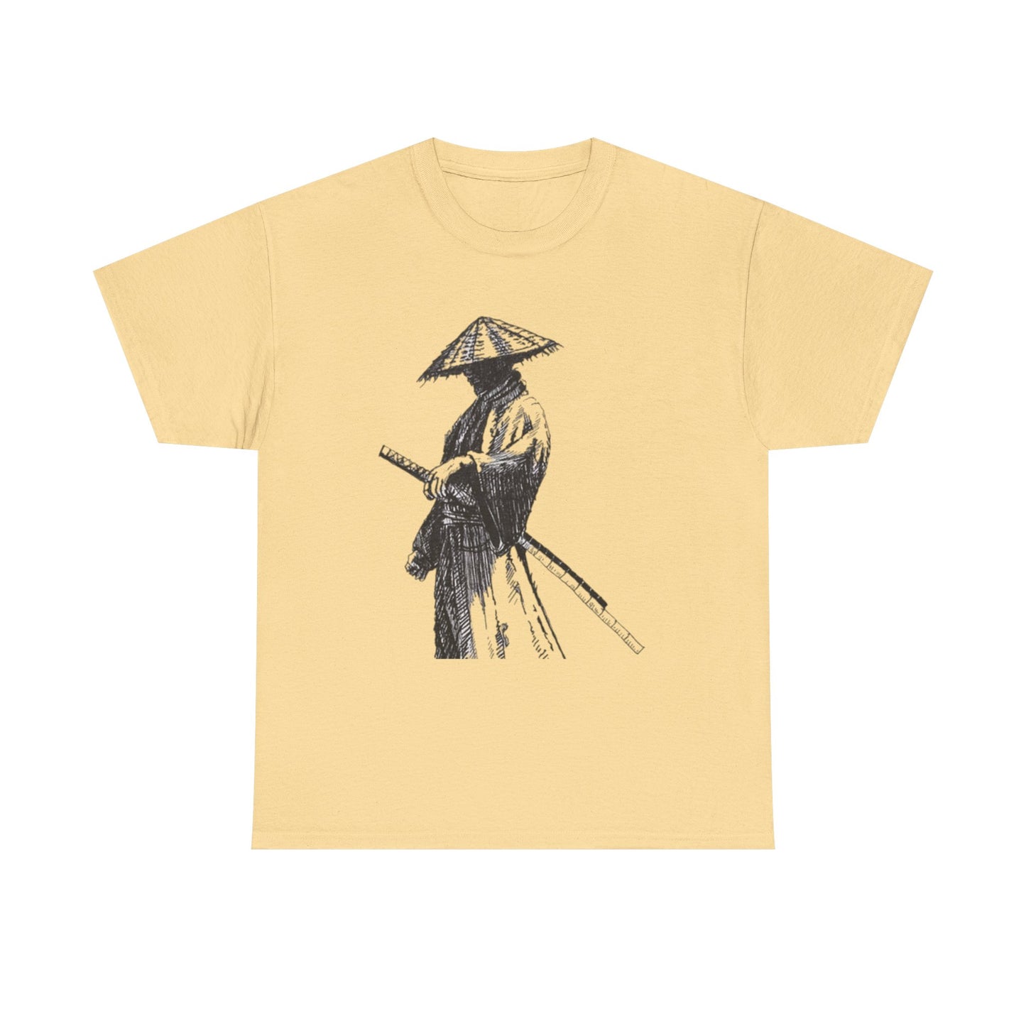 Samurai Soldier Graphic T Shirt NEW ADULT TEE VINTAGE