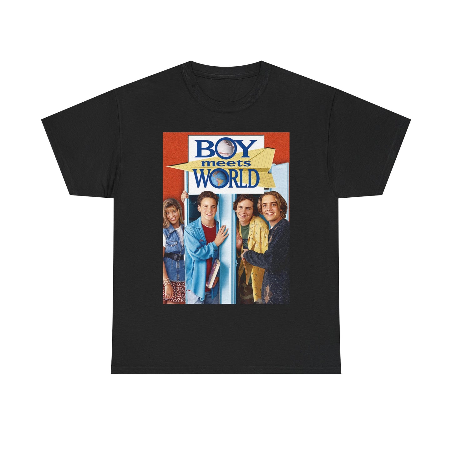 Boy Meets World Shirt Funny 90s Comedy Poster Kids Unisex Heavy Cotton Tee