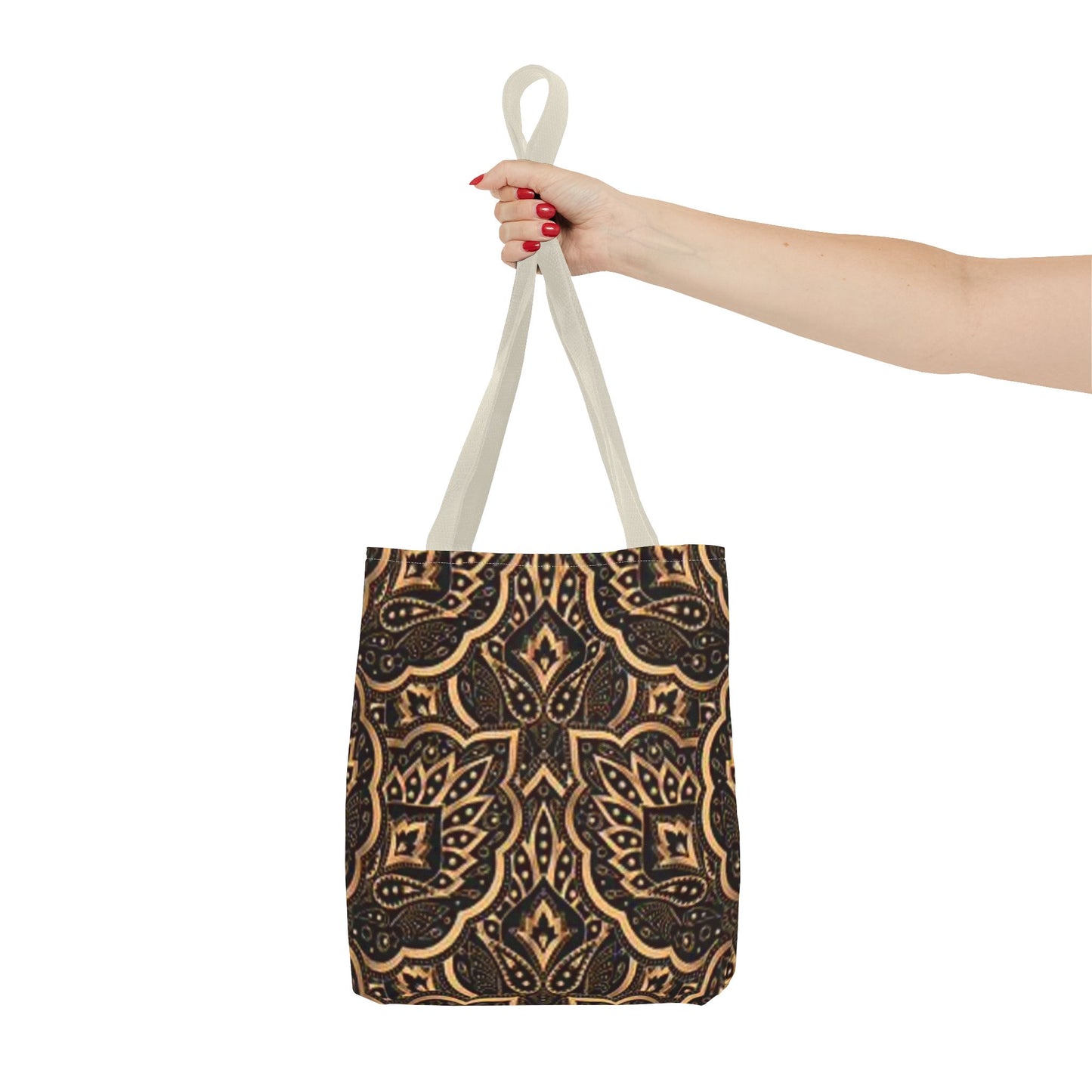 Gold And Black Graphic Multi Color BRAND NEW MODERN Tote Bag (AOP)