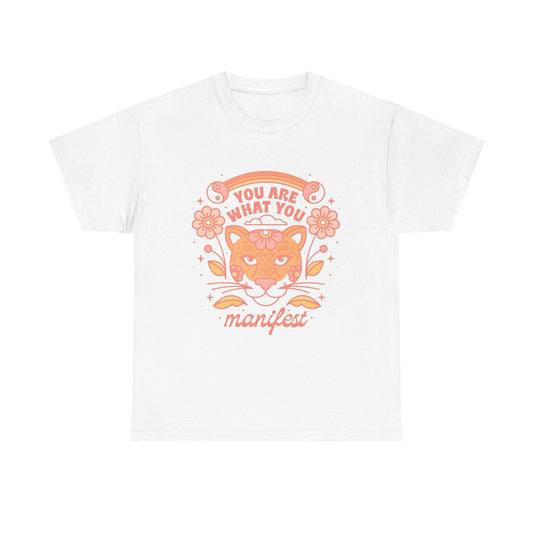 You Are What You Manifest Graphic T Shirt Unisex Heavy Cotton Tee