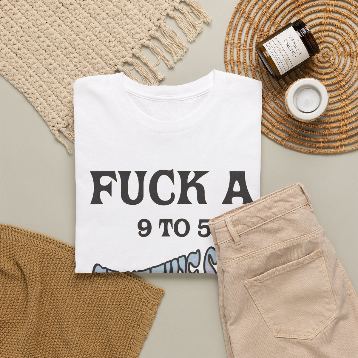 F*ck a 9 to 5 Do Creative Stuff Instead T-Shirt Men's Graphic Tee