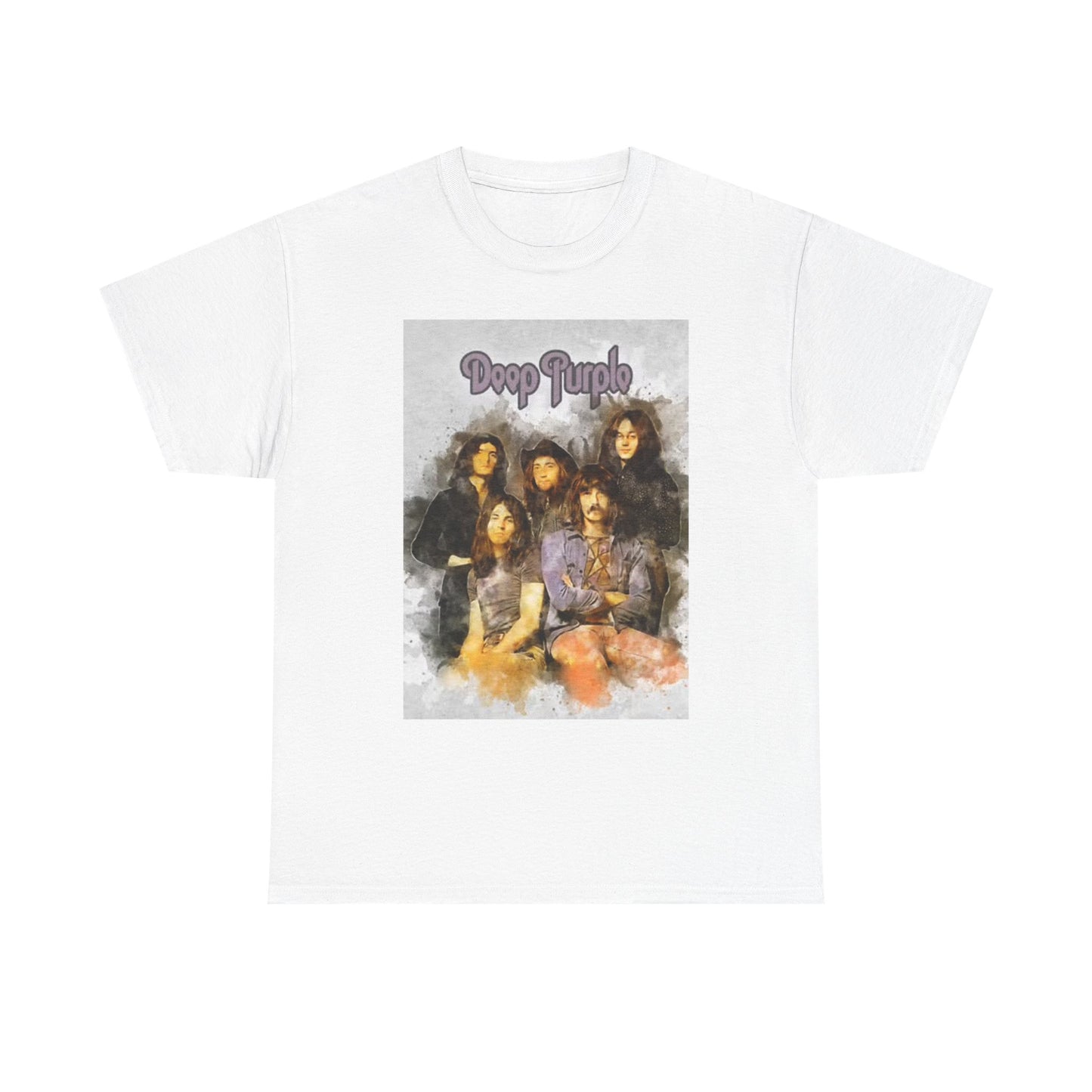 Deep Purple Graphic T Shirt Vintage Rock Merch 70s Unisex Heavy Cotton Tee