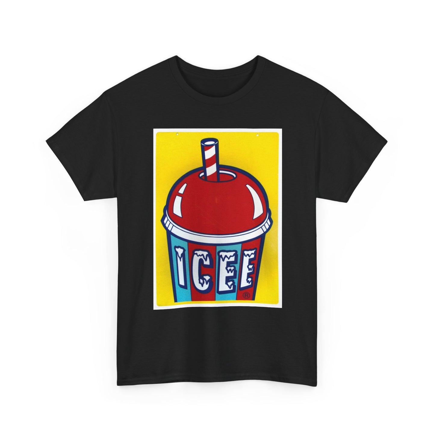 Icee Graphic T Shirt Vintage Slushee Ice Cream Unisex Heavy Cotton Tee