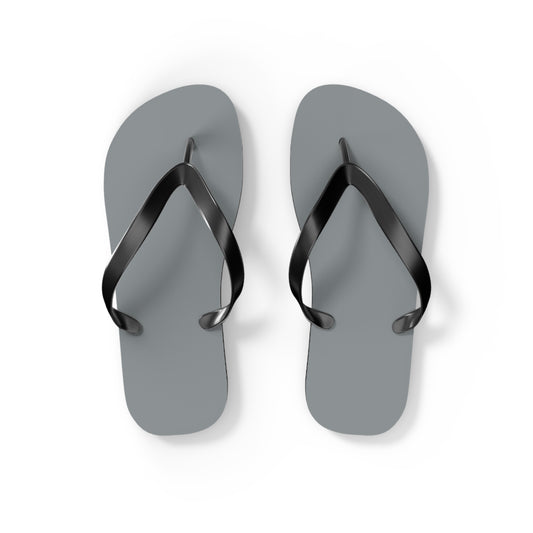 Light Gray Summer Sandals, Beach Shoes, Vacation Flip Flops, Pool Slides