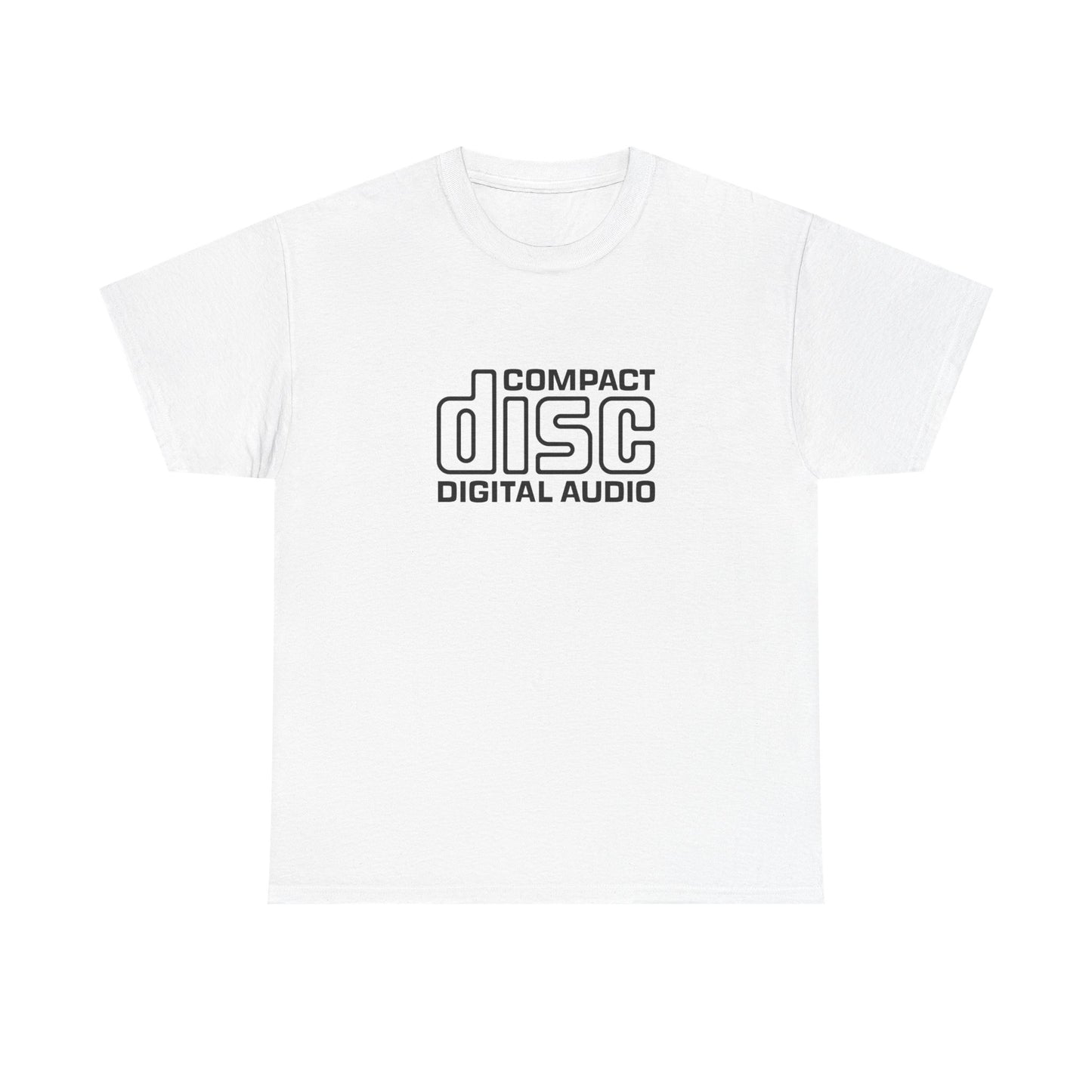 Compact Disc Retro Graphic T Shirt NEW Adult Unisex Heavy Cotton Tee