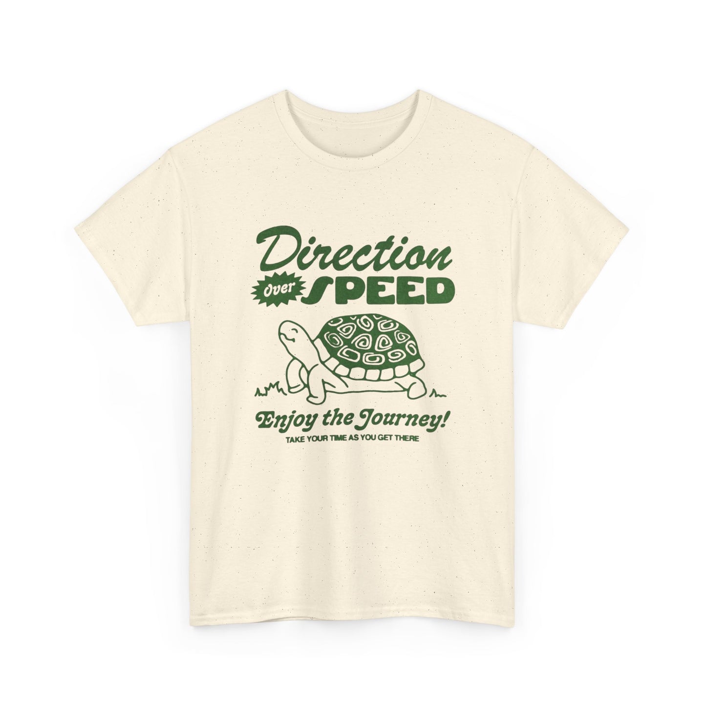 Direction Over Speed Graphic T Shirt Unisex Heavy Cotton Tee