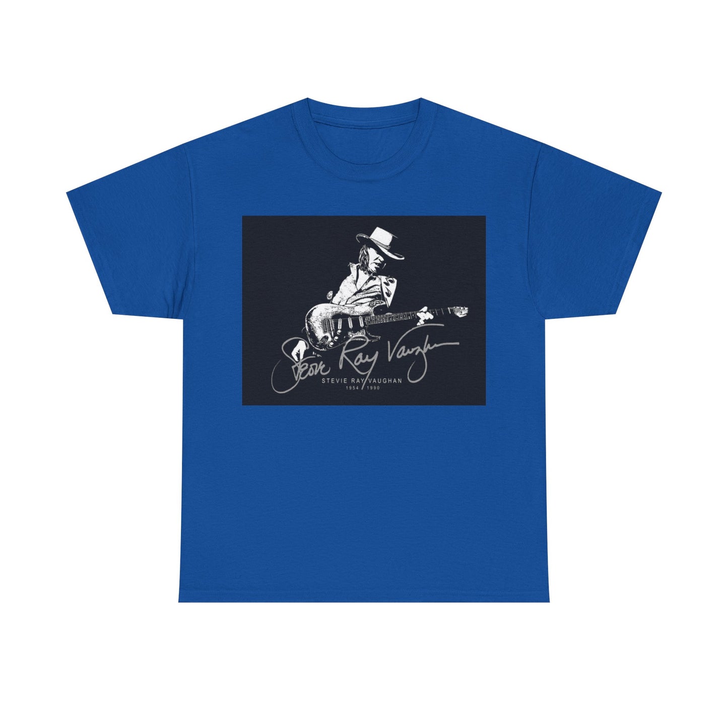 Stevie ray vaughn T-shirt Vintage retro rock album Unisex Heavy Cotton Tee