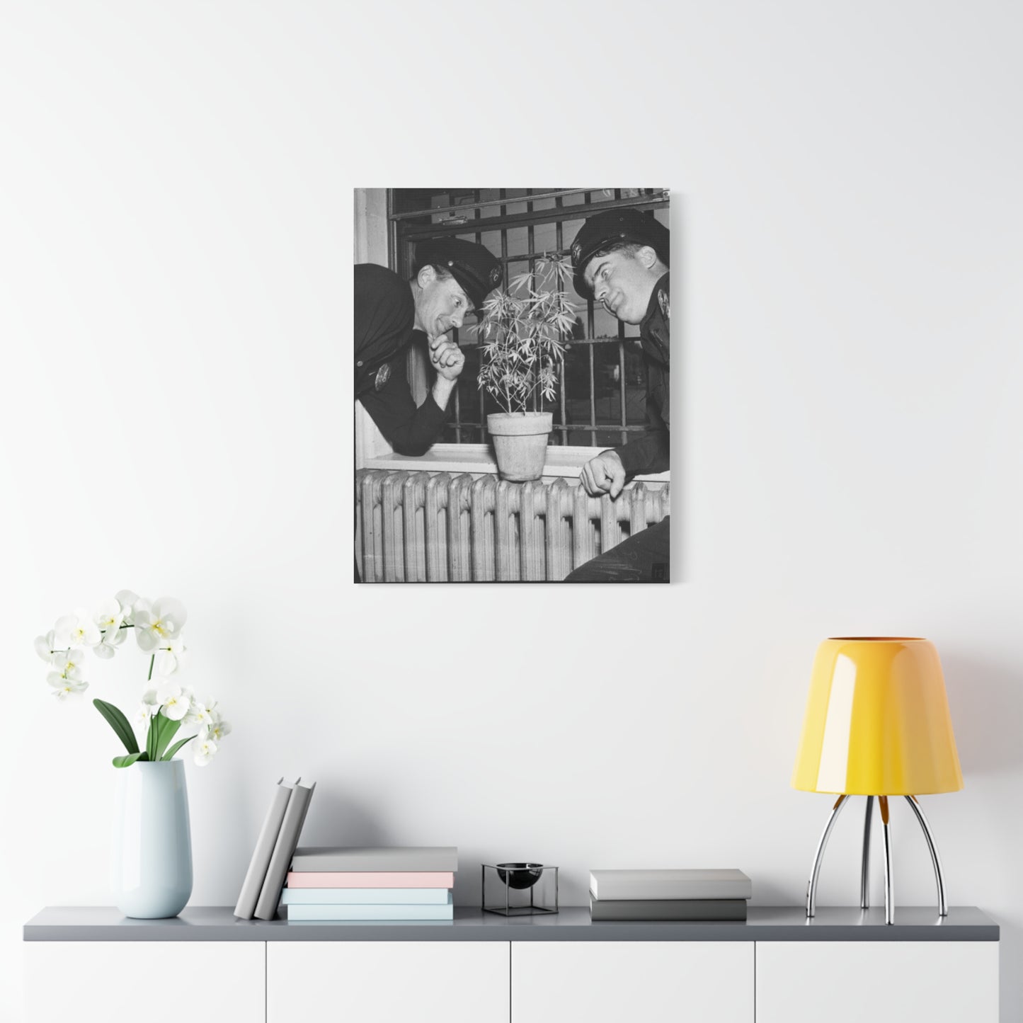 Reefer Madness Vintage Photo Weed Police Funny Matte Canvas, Stretched, 1.25"