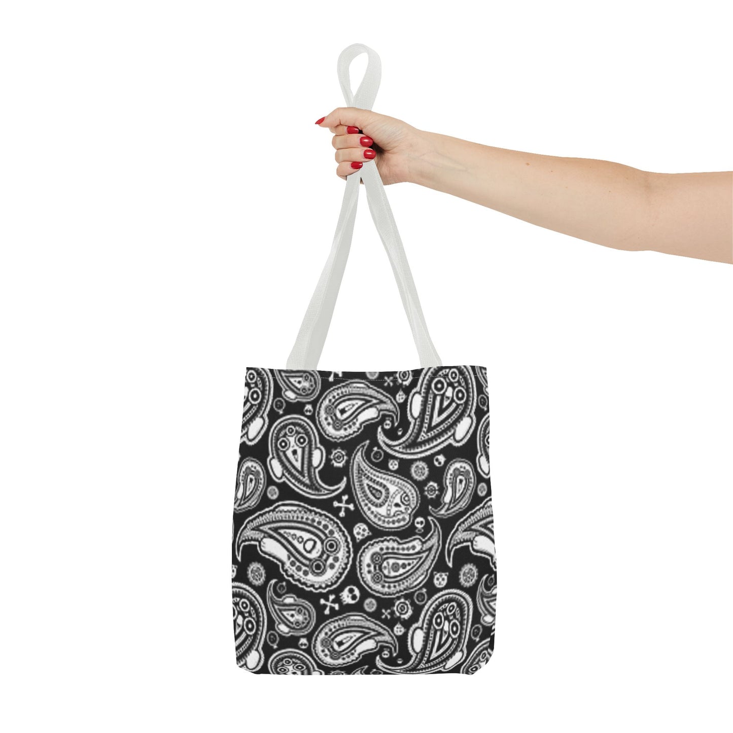 Black Paisley Multi Color BRAND NEW MODERN Tote Bag (AOP)