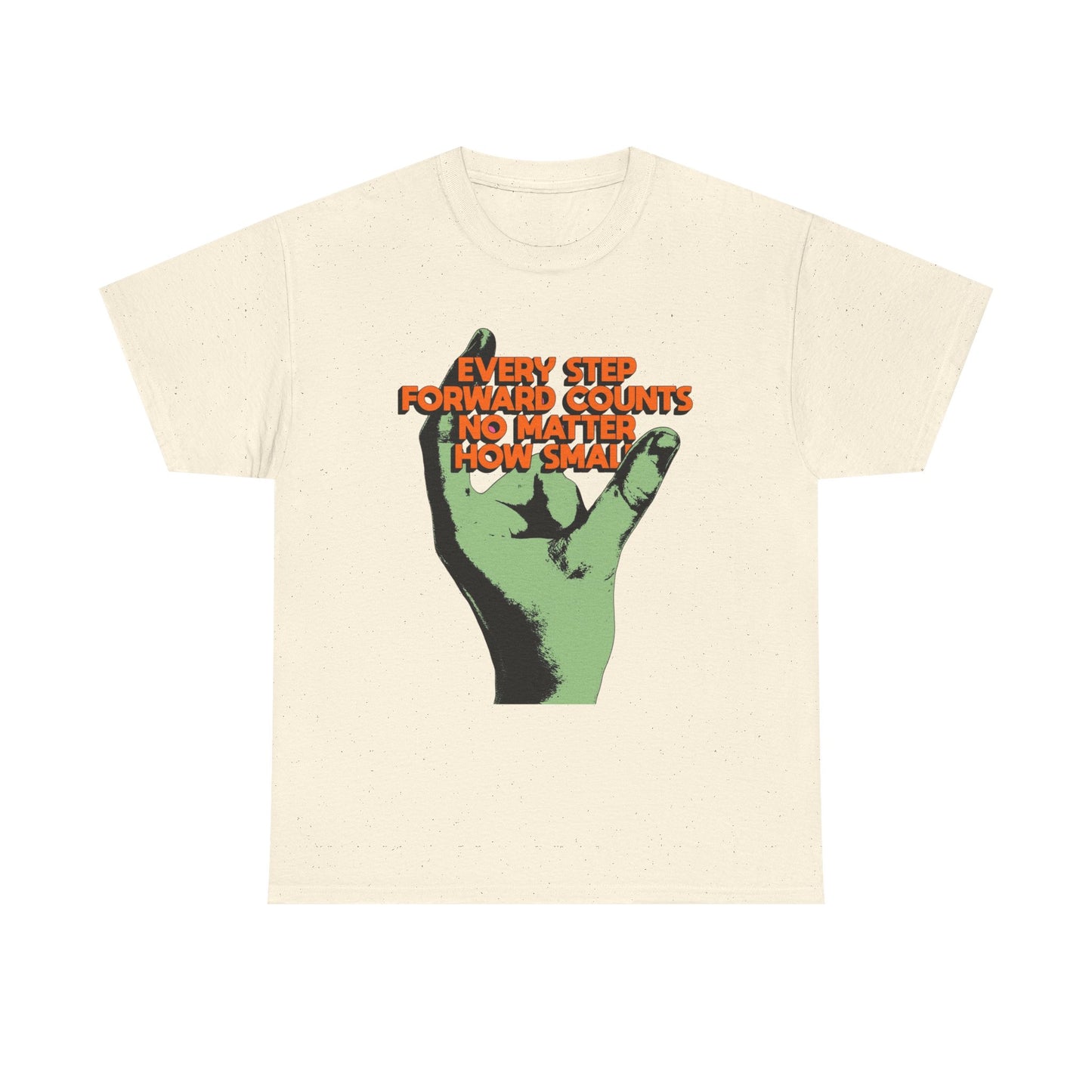 Every Step Forward Counts Graphic T-Shirt Unisex Heavy Cotton Tee Gift