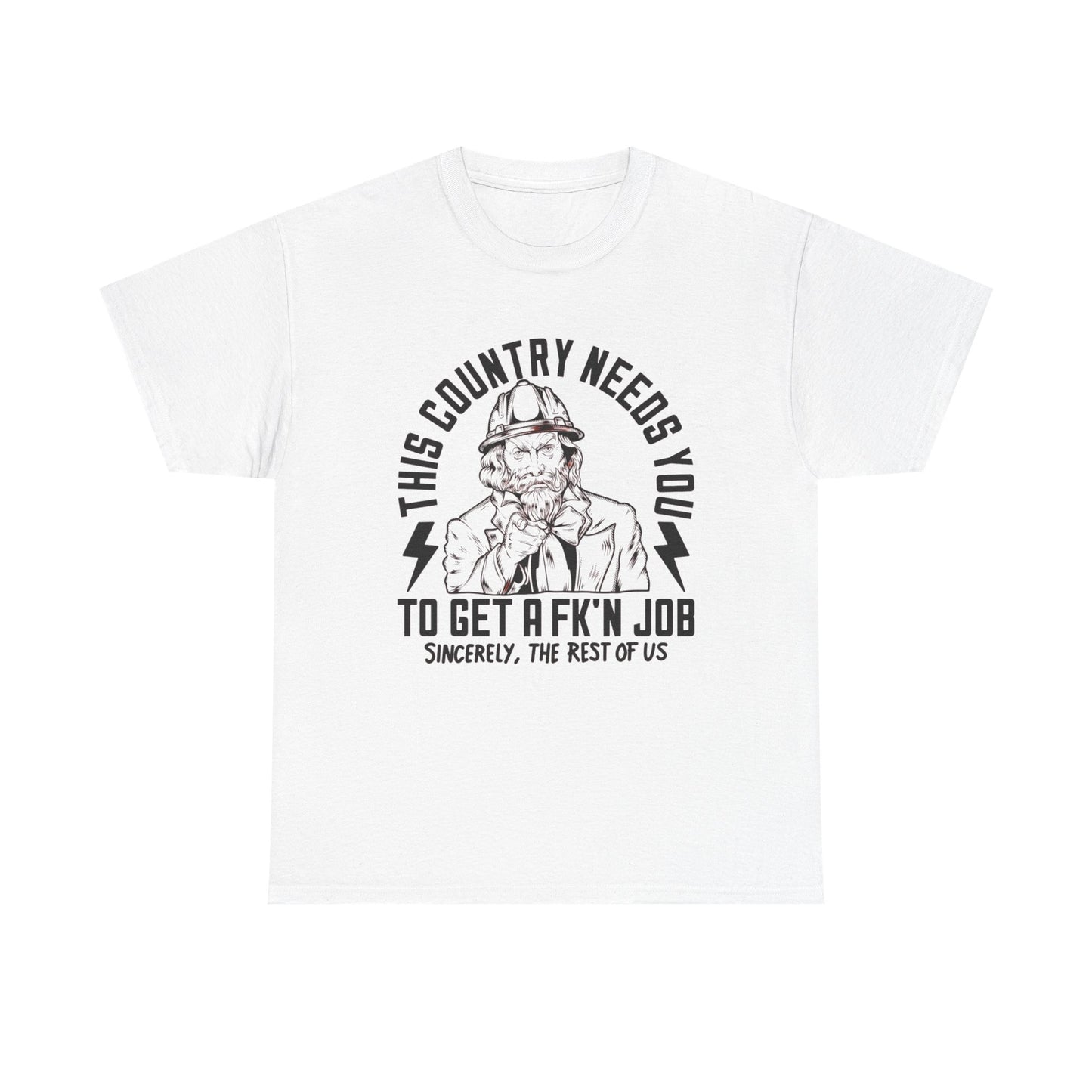 This Country Needs You Graphic T Shirt Unisex Heavy Cotton Tee
