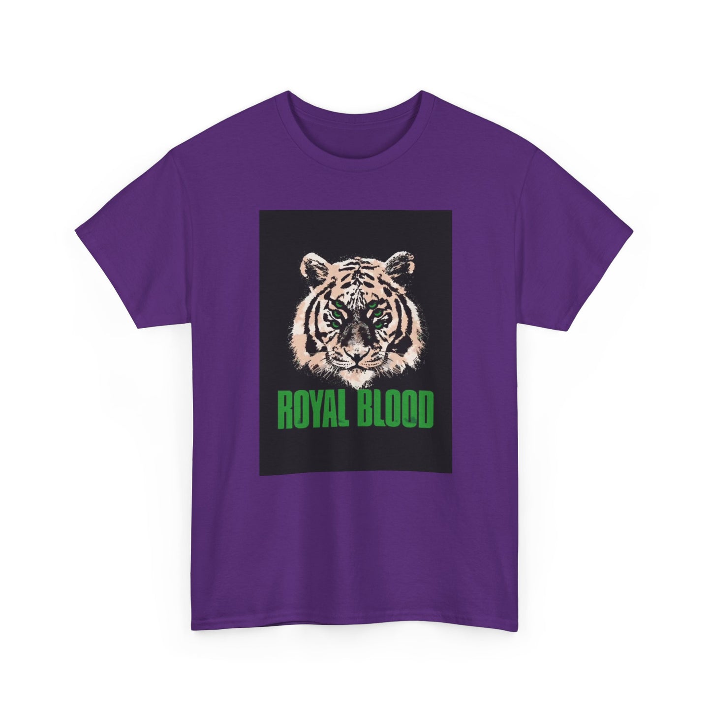 Royal Blood Tshirt Rock band Graphic Tiger Unisex Heavy Cotton Tee Vintage art