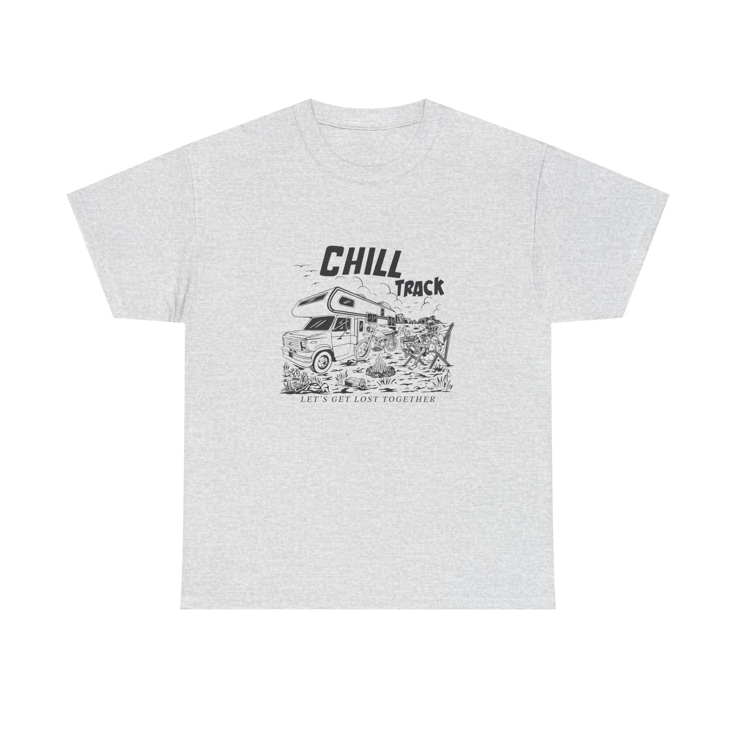 Lets Get Lost Together Chill Graphic T Shirt Unisex Heavy Cotton Tee