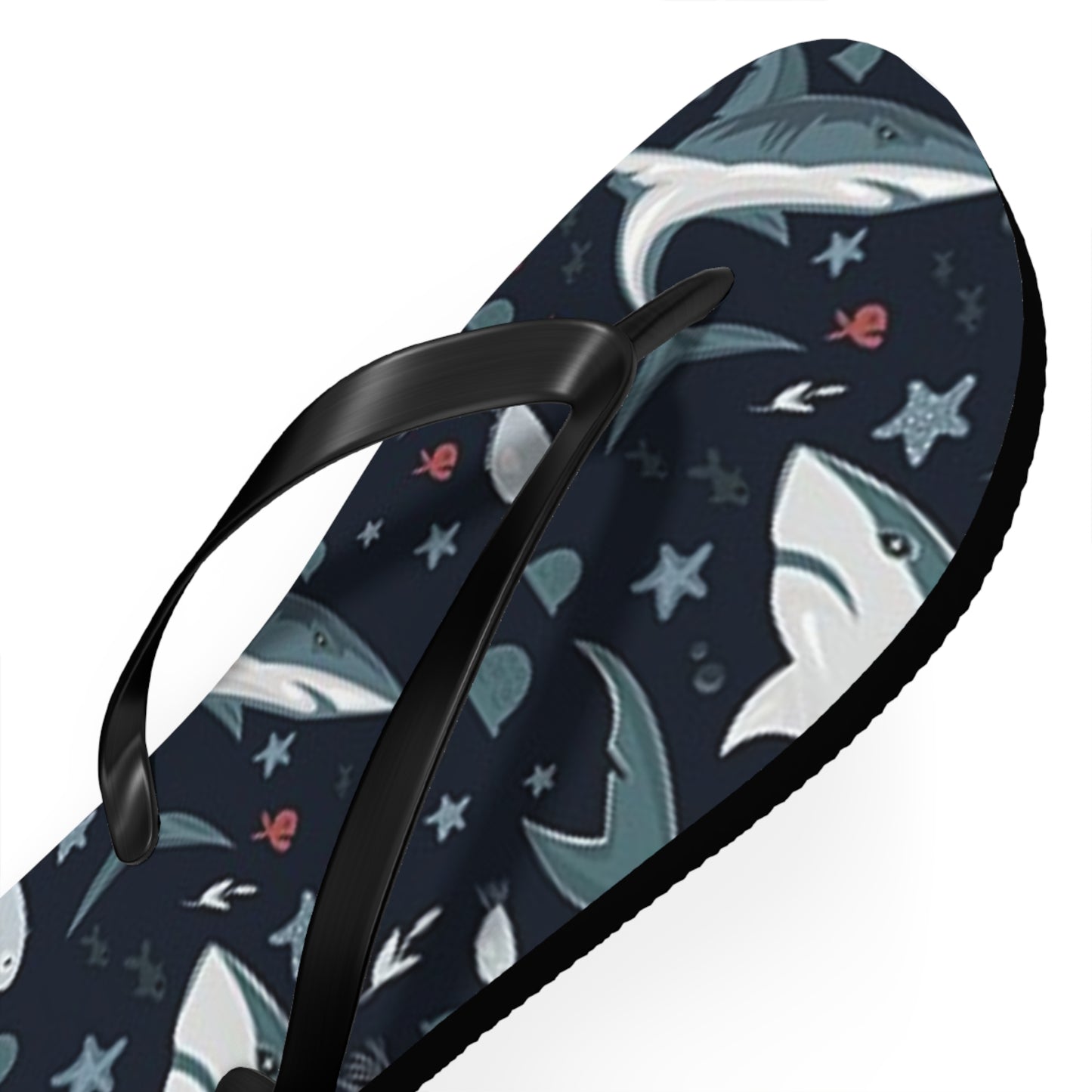 Shark Summer Sandals, Beach Shoes, Vacation Flip Flops, Pool Slides, Comfortable