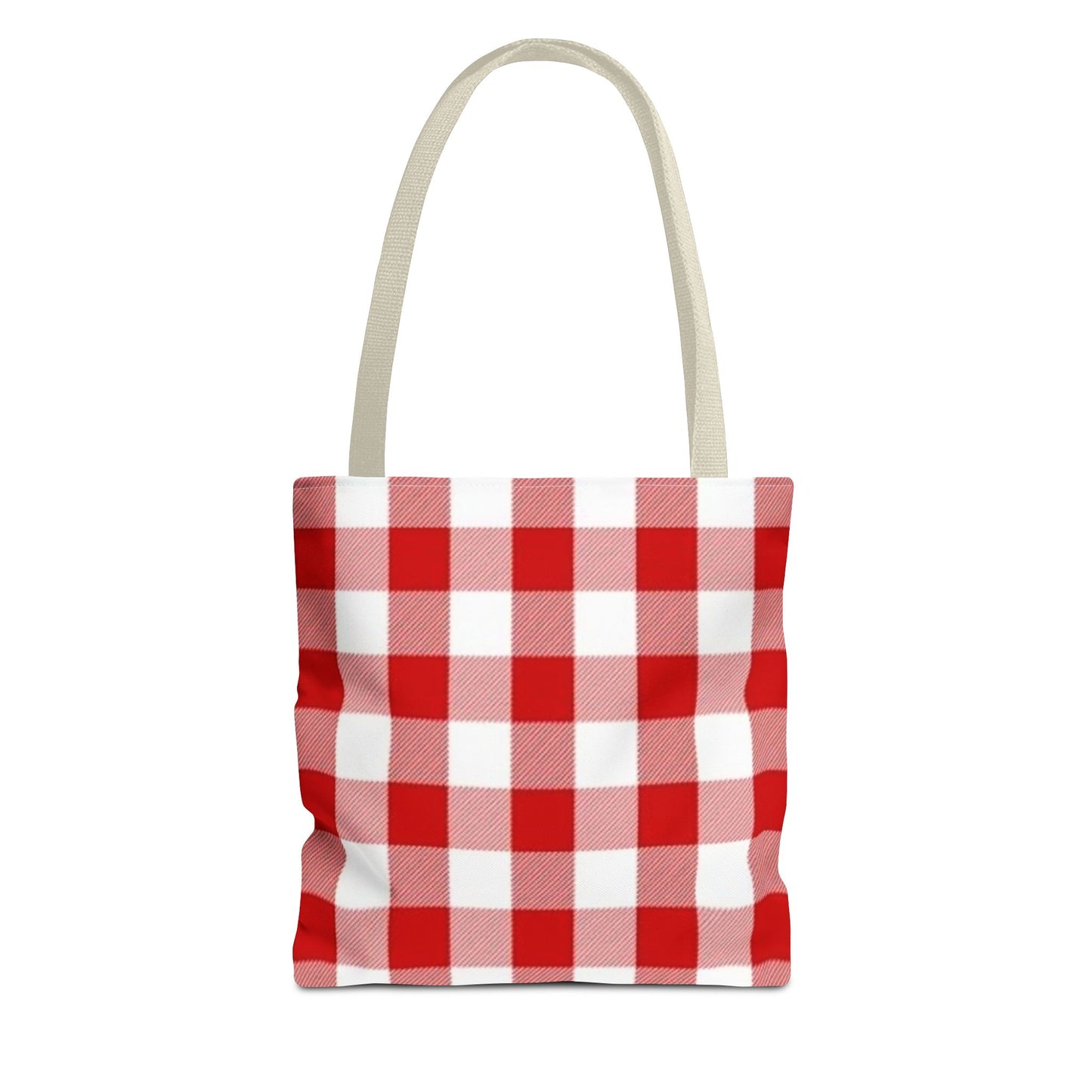 Red Checkered All Over Print BRAND NEW Purse - Pocketbook - Travel Tote Bag