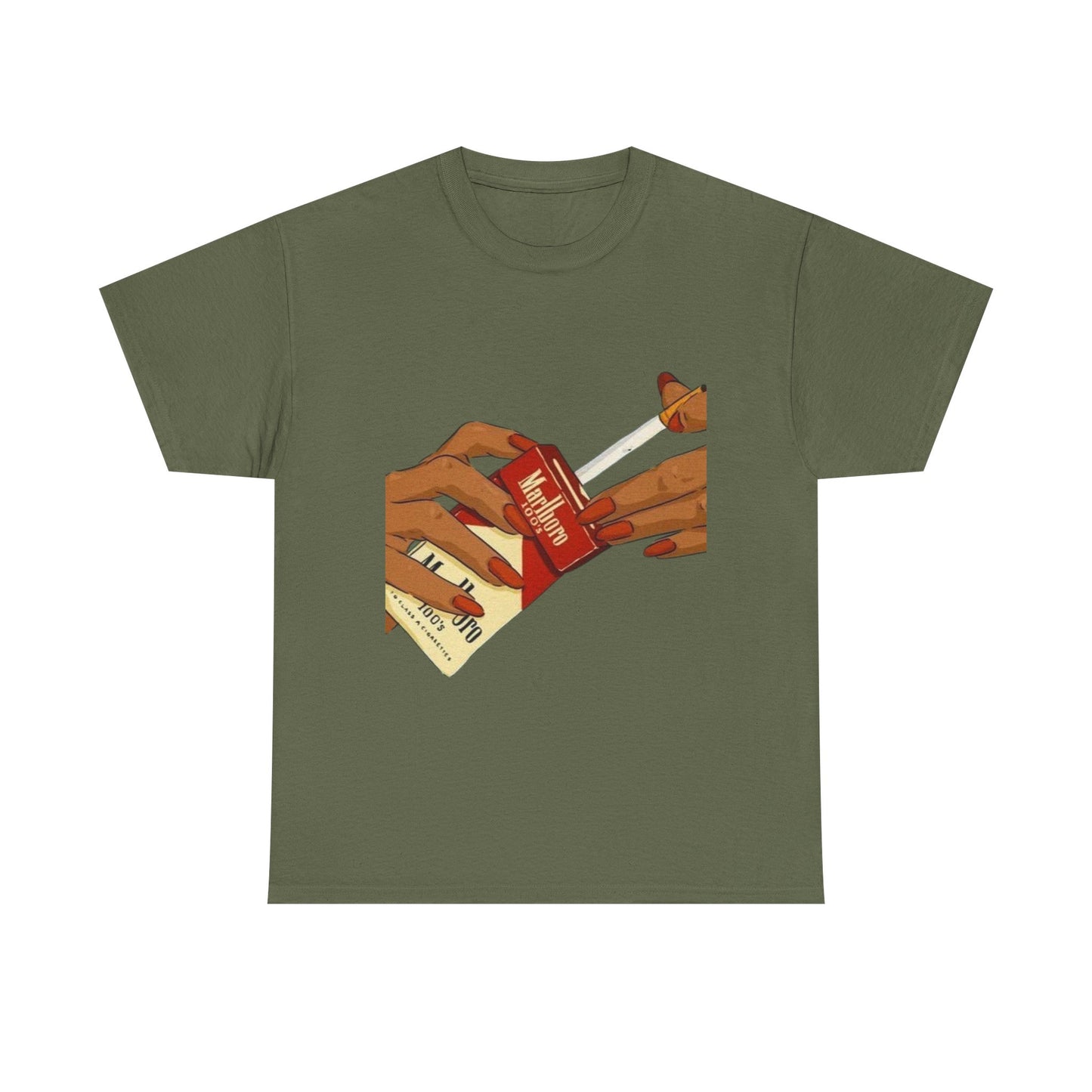 Vintage Cigarettes Graphic T Shirt NEW Adult Unisex Heavy Cotton Tee