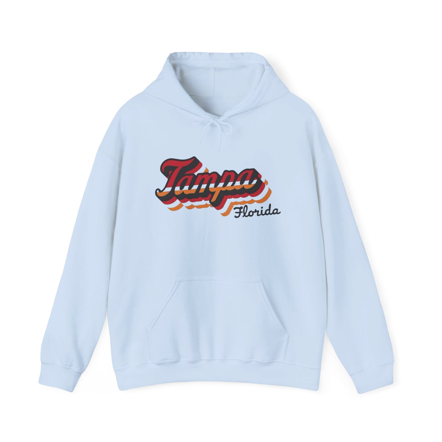Tampa Florida Retro Graphic Hoodie Unisex Heavy Blend™ Hooded Sweatshirt