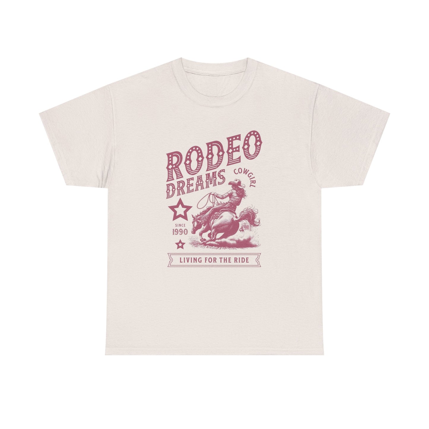 Cowgirl Rodeo Dreams Graphic T Shirt Unisex Heavy Cotton Tee