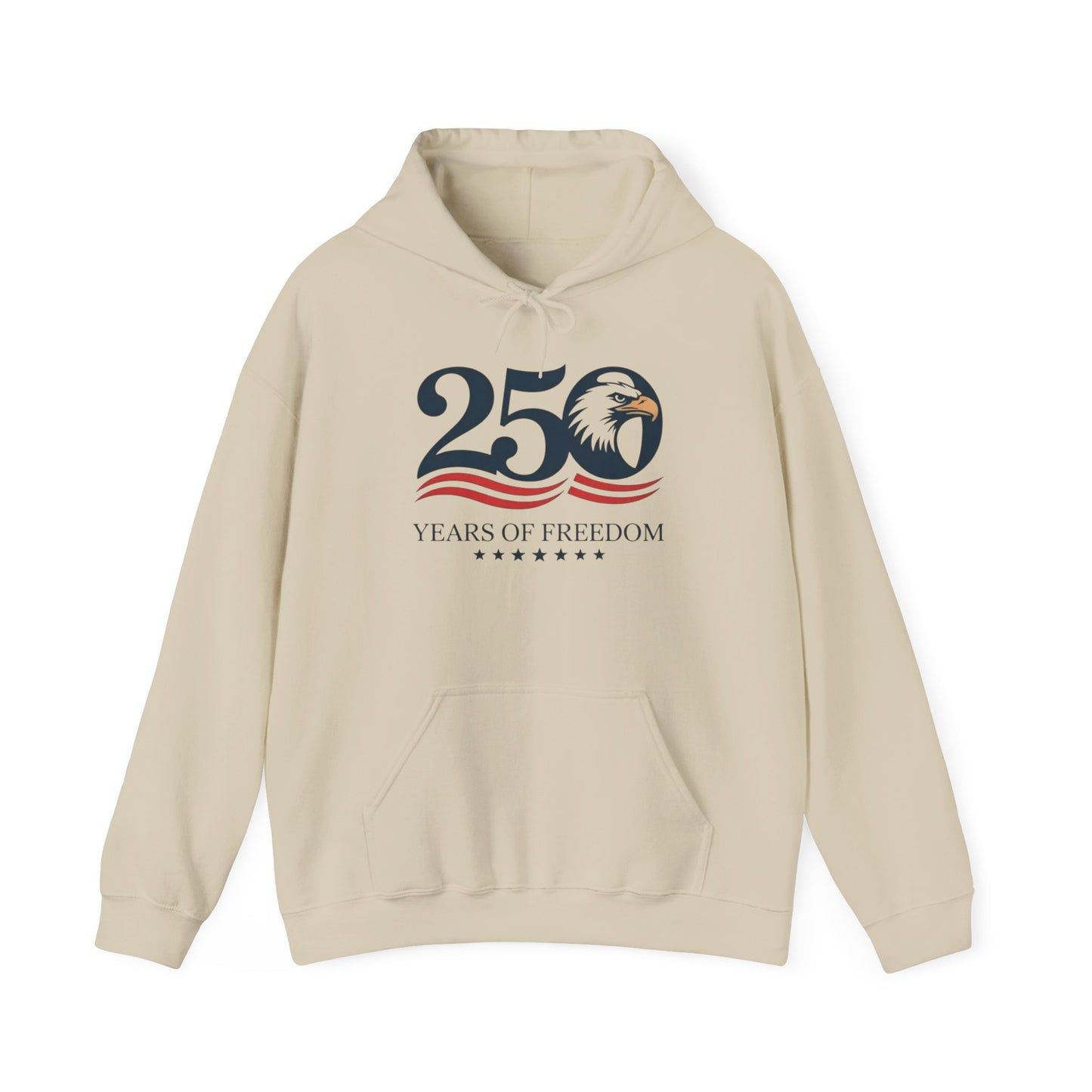 America 250 Years Of Freedom Graphic Hoodie Heavy Blend™ NEW Sweatshirt